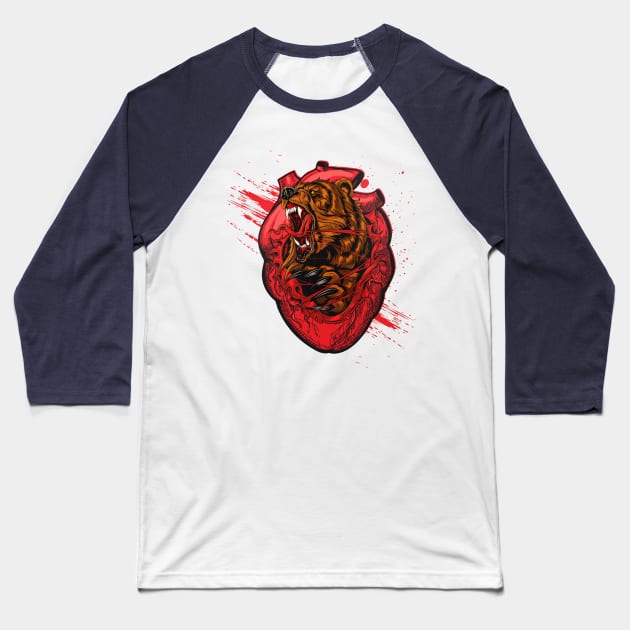 Wild heart Baseball T-Shirt by Jack & Jack